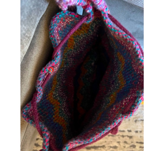 Multicolor Crochet Bucket Bag - Picture 4 of 4